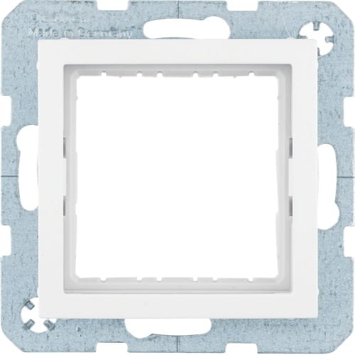 B.Kwadrat/B.3/B.7 Zestaw adaptacyjny do modułów systo 45x45 mm, biały, mat 14401909 HAGER BERKER