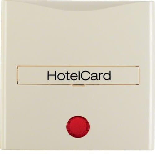 B.Kwadrat/S.1 Nasadka z nadrukiem i czerw. socz. łącz. k. hotel., krem 16408982 HAGER BERKER