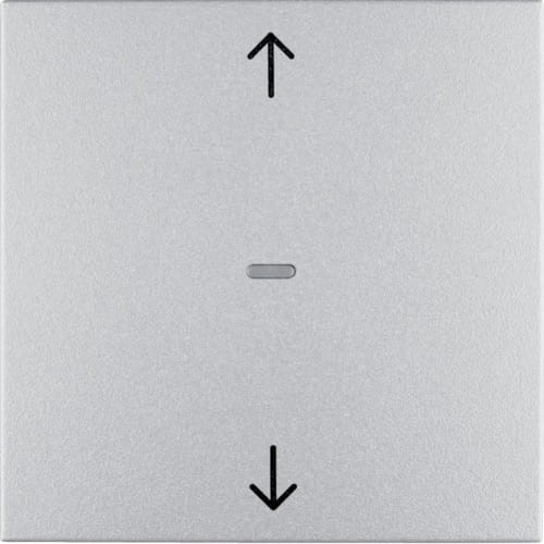 B.Kwadrat/B.7 KNX RF quicklink przycisk żaluzjowy, alu, mat 85245283 HAGER BERKER