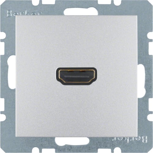 B.Kwadrat/B.7 Gniazdo HDMI alu 3315421404 HAGER BERKER