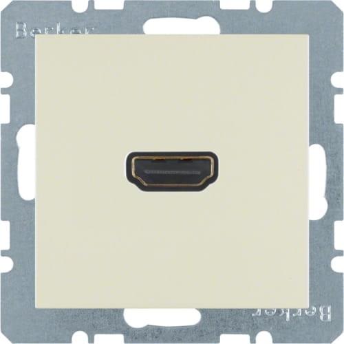 B.Kwadrat/S.1 Gniazdo HDMI, krem 3315428982 HAGER BERKER