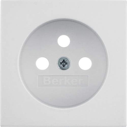 B.Kwadrat Płytka czołowa do gn. z uz., krem 3963808992 HAGER BERKER