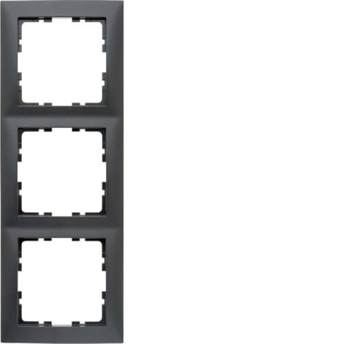 B.Kwadrat Ramka 3-krotna, antracyt, mat 5310138996 HAGER BERKER