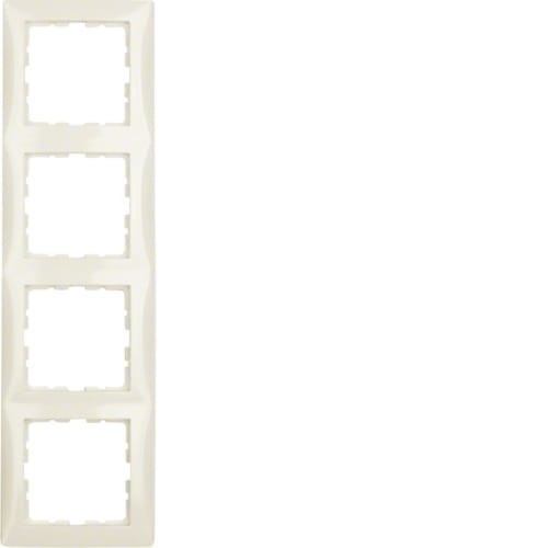 B.Kwadrat Ramka 4-krotna, krem 5310148982 HAGER BERKER
