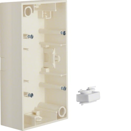 B.Kwadrat Puszka natynkowa 2-krotna, krem 5310429902 HAGER BERKER