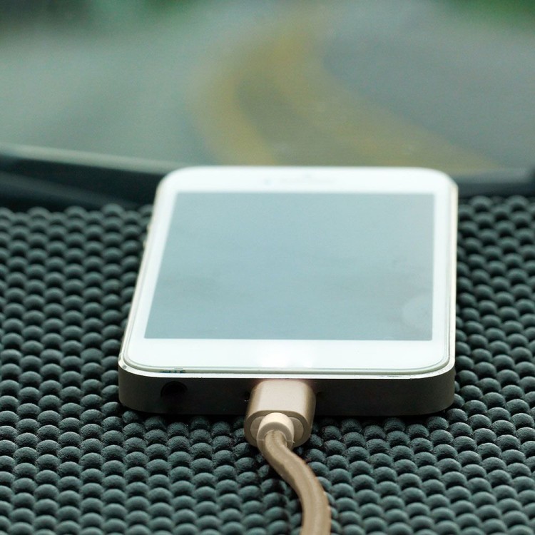 Przewód kabel do USB Quick Charge wtyk A - wtyk C 1m VT-5334 V-TAC telefon tablet smartfon metrowy złoty