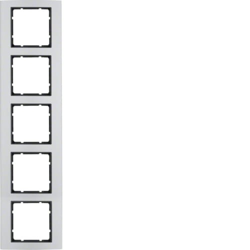 B.3 Ramka 5-krotna, alu/antracyt 10153004 HAGER BERKER