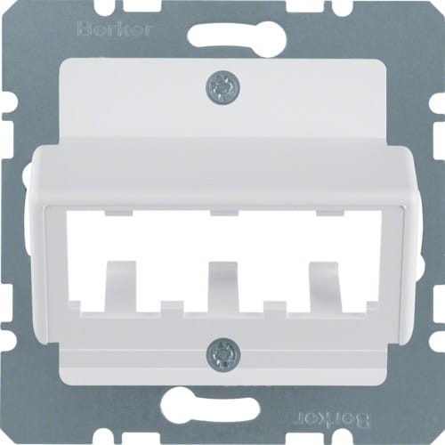 S.1/B.3/B.7 Płytka centr. do 3 MINI-COM Module biały 14271909 HAGER BERKER