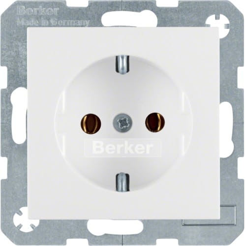 S.1/B.3/B.7 Gniazdo SCHUKO biały 41431909 HAGER BERKER