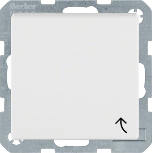 S.1/B.3/B.7 Gniazdo SCHUKO z pokrywą biały 47511909 HAGER BERKER