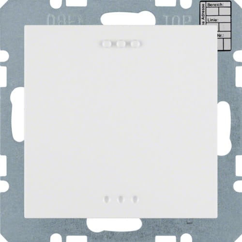 KNX system S.1/B.3/B.7 Reg. temp. bez ster. ręcznego z interf. uniw., biały 75441289 HAGER BERKER