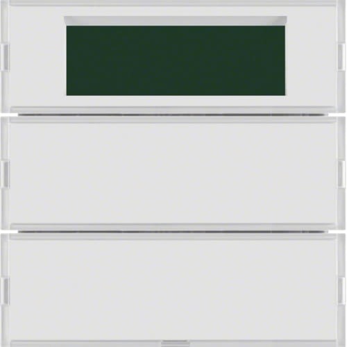 KNX system S.1/B.3/B.7 Przycisk 2-kr z reg. temp. i wyśw., do ram. biał. i krem. 75662780 HAGER BERKER