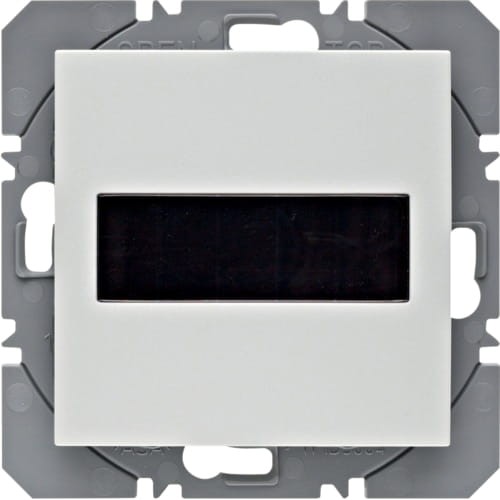 S.1/B.3/B.7 KNX RF przycisk 1-kr płaski z baterią słoneczną, biały 85655188 HAGER BERKER