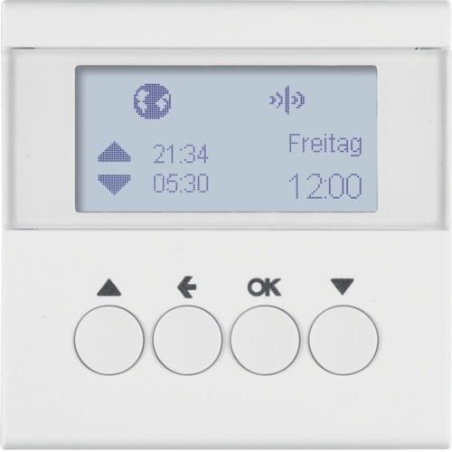 S.1/B.3/B.7 KNX RF quicklink Łącznik żaluzj. czas. ster. żaluzj., biały 85745188 HAGER BERKER