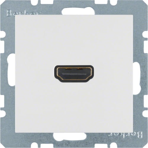 S.1/B.3/B.7 Gniazdo HDMI biały 3315421909 HAGER BERKER