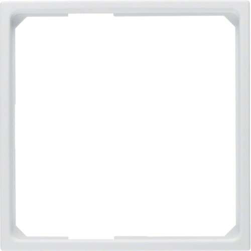 B.x Pierścień przejściowy do płytki centralnej 50 x 50 mm, biały mat 11091919 HAGER BERKER