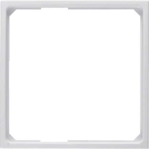 B.X/S.1 Pierścień adaptacyjny do płytek czołowych 50x50 mm, biały 11099089 HAGER BERKER