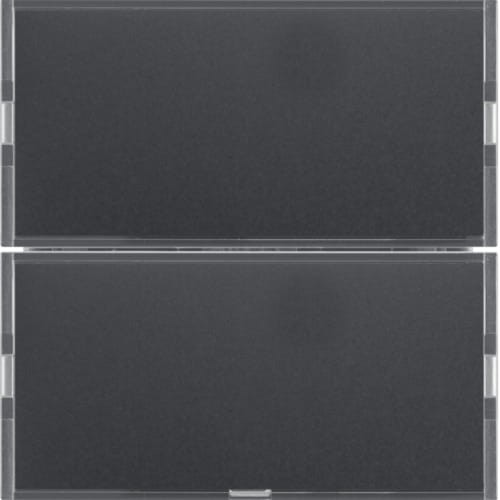 KNX e/s B.x Przycisk 2-kr z p. opis., diod. LED RGB i czuj. temp., ant. i alu 80162785 HAGER BERKER