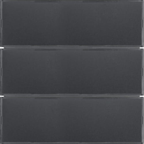 KNX e/s B.x Przycisk 3-kr z p. opis., diod. LED RGB i czuj. temp., ant. i alu 80163785 HAGER BERKER