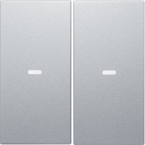 KNX e/s B.x Klawisze z soczewką do modułu przycisku 2-kr, alu mat, lak. 80960383 HAGER BERKER