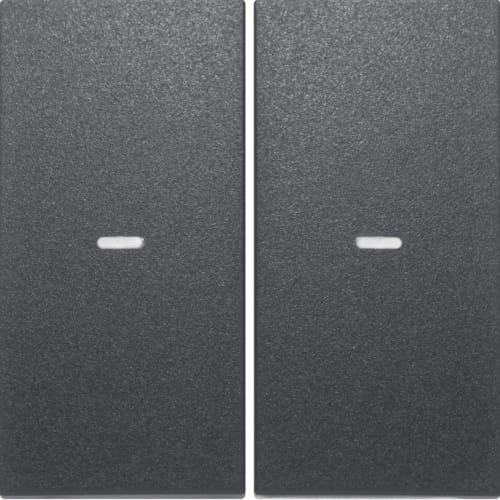 KNX e/s B.x Klawisze z soczewką do modułu przycisku 2-kr, antracyt mat, lak. 80960385 HAGER BERKER