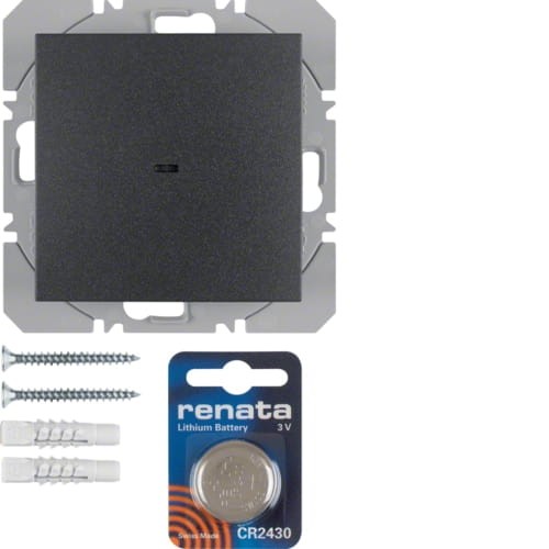 B.X/S.1 KNX RF quicklink Przycisk 1-kr płaski, ant 85655285 HAGER BERKER