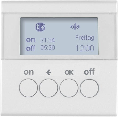 B.X/S.1 KNX RF quicklink Łącznik czas. ster. żaluzj. i mech. zas., biały 85745289 HAGER BERKER