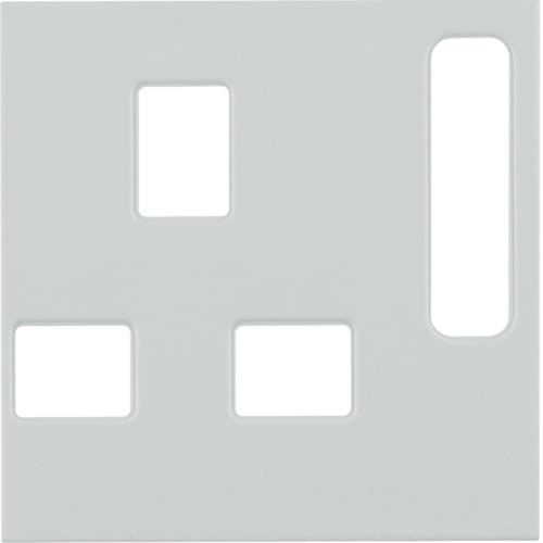 B.x Płytka czołowa do gniazda z uziemieniem standard brytyjski, biały mat 3313079909 HAGER BERKER