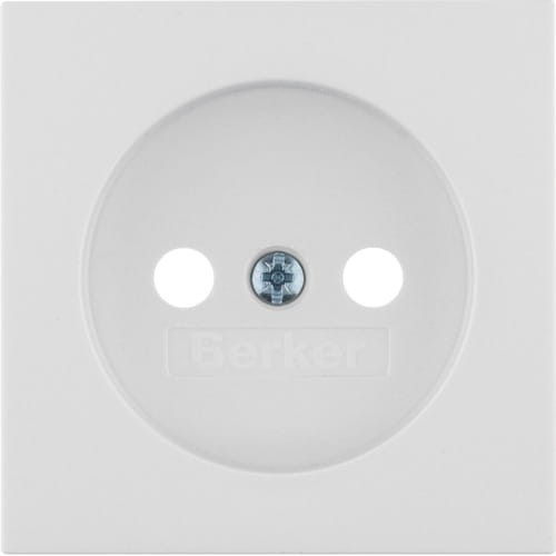 B.X Płytka czołowa do gniazda bez uz. biały 3961038999 HAGER BERKER
