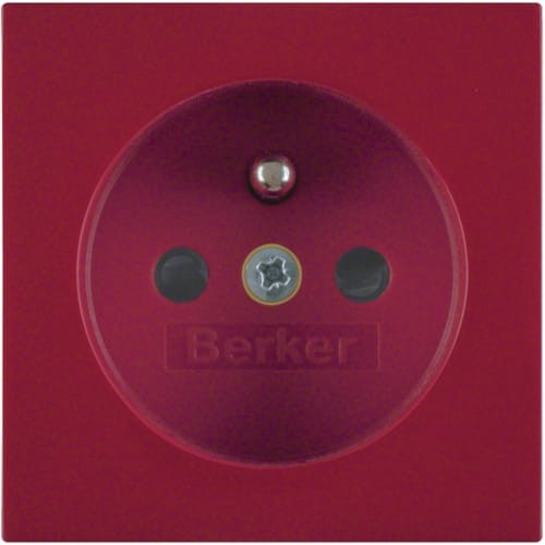 B.X/S.1 Płytka czołowa z przysł. st. do gn. z uz. czerwony 3965768962 HAGER BERKER