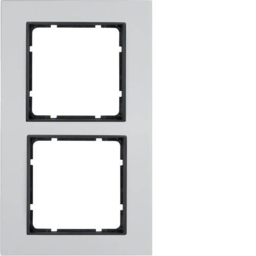 B.7 Ramka 2-krotna, alu/antracyt mat 10126904 HAGER BERKER