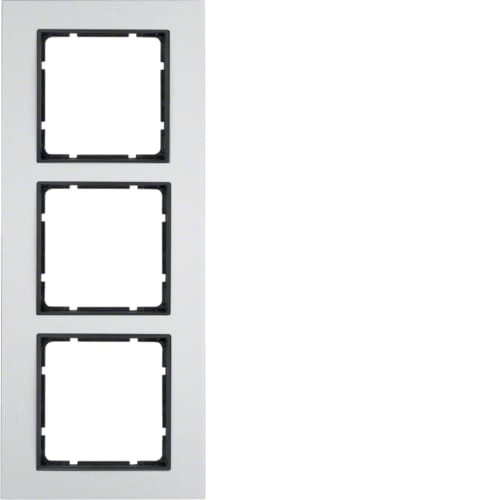B.7 Ramka 3-krotna, alu/antracyt mat 10136904 HAGER BERKER