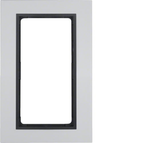 B.7 Ramka z dużym wycięciem aluminium/ant mat 13096904 HAGER BERKER