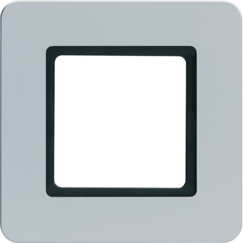 Q.7 Ramka 1-krotna do modułu podświetlenia LED, alu aksamit, lakierowany 10116104 HAGER BERKER