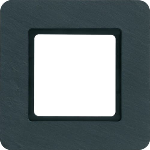 Q.7 Ramka 1-krotna do modułu podświetlenia LED, łupek 10116130 HAGER BERKER