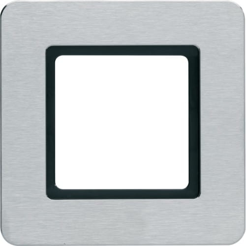 Q.7 Ramka 1-krotna do modułu podświetlenia LED, stal szlachetna 10116183 HAGER BERKER