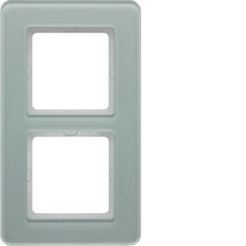 Q.7 Ramka 2-krotna, szkło, biały 10126079 HAGER BERKER