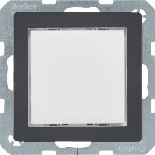 Q.x Sygnalizator świetlny LED podświetlenie czerwone/zielone antracyt, aksamit 29526086 HAGER BERKER