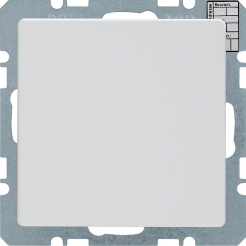 KNX system Q.x Reg. temp. bez ster. ręcznego z interf. uniw., biały, aksamit 75441229 HAGER BERKER