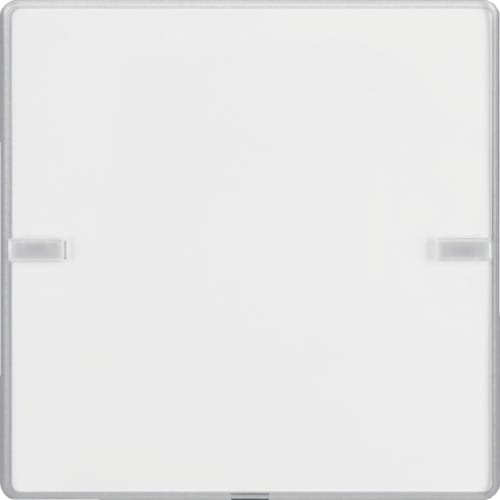 KNX e/s Q.x Przycisk 1-kr z polem opis., diod. LED RGB i czuj. temp., alu 80141321 HAGER BERKER