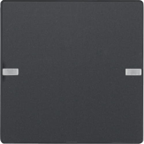 KNX e/s Q.x Przycisk 1-kr z polem opis., diod. LED RGB i czuj. temp., antracyt 80141326 HAGER BERKER