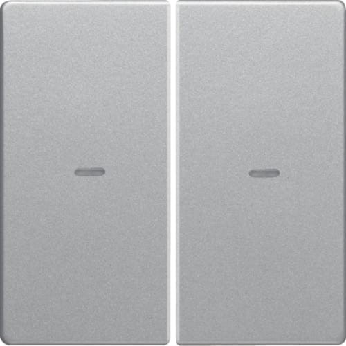 KNX e/s Q.x Klawisze z soczewką do modułu przycisku 2-kr, alu aksamit, lak. 80960321 HAGER BERKER