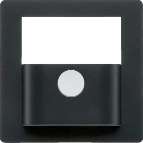 KNX e/s Q.x Płytka czołowa do modułu czujnika ruchu KNX, antracyt aksamit, lak. 80960426 HAGER BERKER