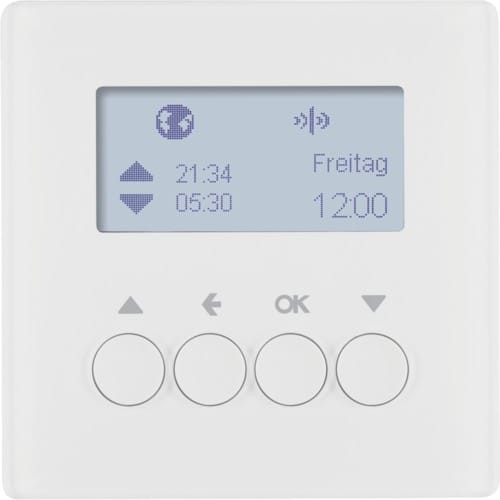 Q.x KNX RF quicklink Łącznik żaluzj. ster. żaluzj. mech. zas., biały, aks 85745129 HAGER BERKER