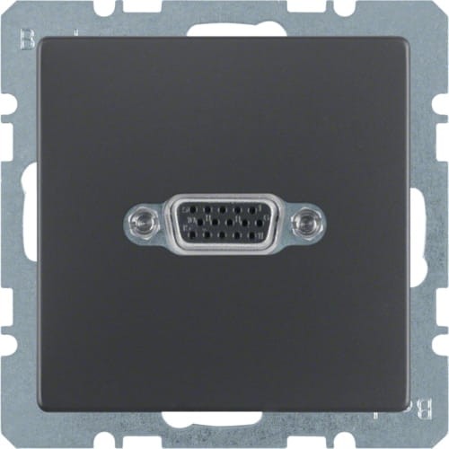 Q.x Gniazdo VGA, ant aks, lak 3315406086 HAGER BERKER