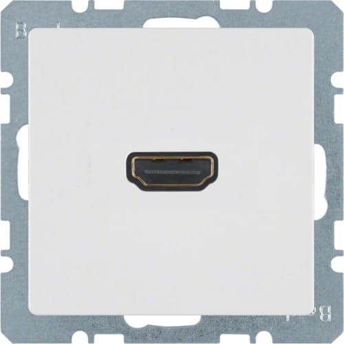 Q.x Gniazdo HDMI biały, aks 3315426089 HAGER BERKER