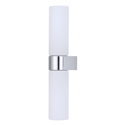 Lampa ścienna Kinkiet Łazienkowy NATALIE II CHROME 10726 NOWODVORSKI Lighting IP44 do łazienki G9 x2 nowoczesna oprawa oświetleniowa obok lustra nad lustro w łazience podwójny dwustronny chrom Inspiracje Premium