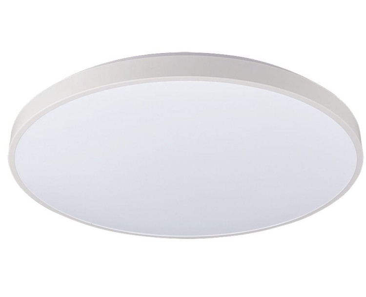 Lampa sufitowa Industrialna Loft AGNES ROUND LED PRO WHITE 10980 NOWODVORSKI Lighting 32W 4000K oświetleniowa plafon nowoczesny do kuchni korytarza biały biała metal Inspiracje Premium