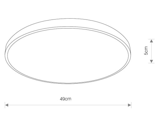 Lampa sufitowa Industrialna Loft AGNES ROUND LED PRO WHITE 10980 NOWODVORSKI Lighting 32W 4000K oświetleniowa plafon nowoczesny do kuchni korytarza biały biała metal Inspiracje Premium