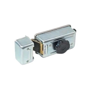 Elektrozamek Tousek 13810110 z pokrętłem 24V DC do napędów bram skrzydłowych